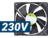 Prístrojové ventilátory na 230V