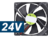 Prístrojové ventilátory na 24V