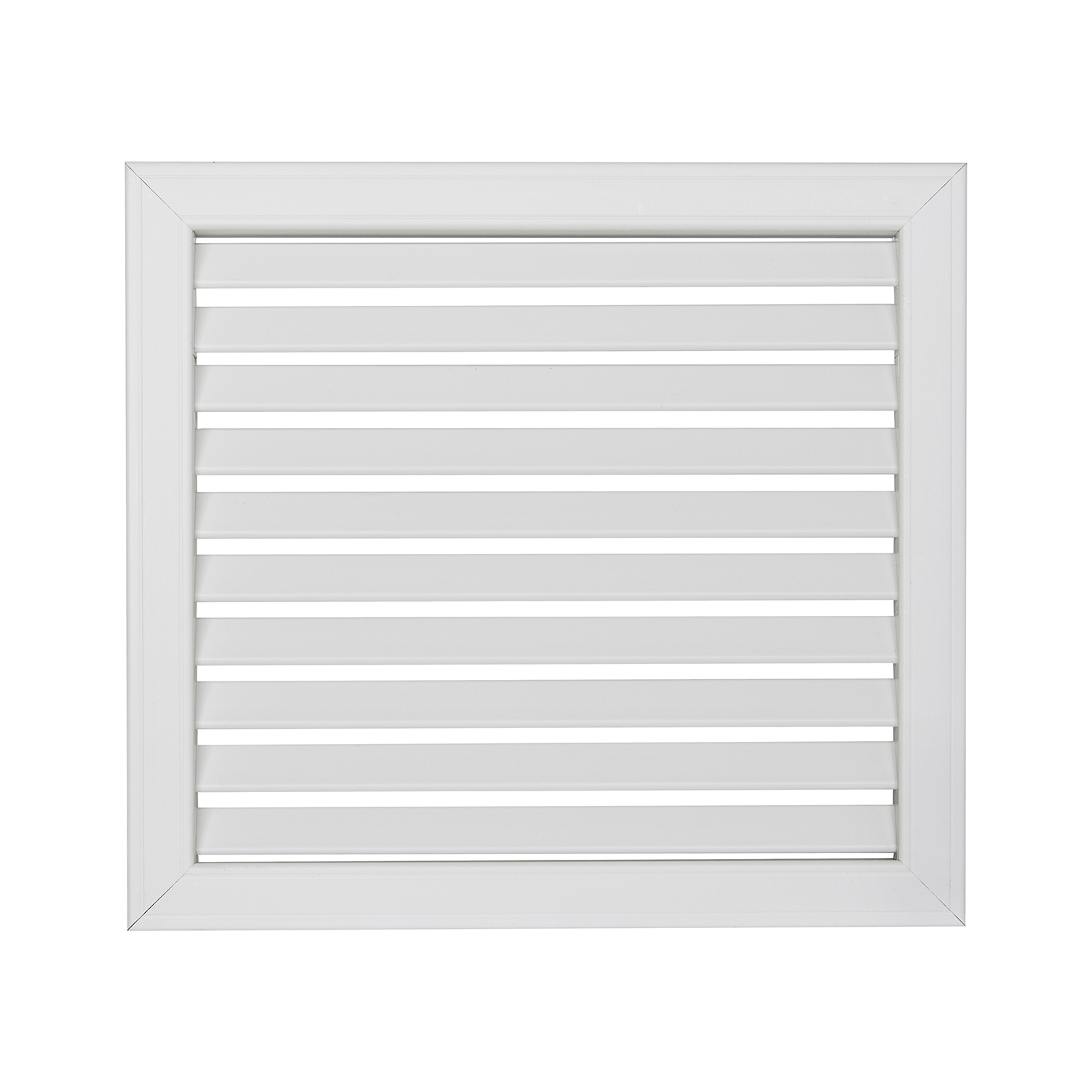 Plastová ventilačná mriežka biela s pevnou žalúziou 600x393 mm