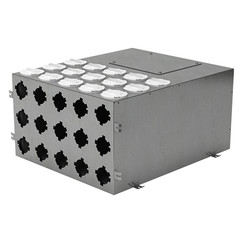 Kovový distribučný box pre prepojenie systému Flexitech Ø 63 mm s 15 vývodmi MADB 1200