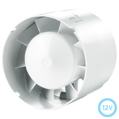 Ventilátor do potrubia malý na 12V Ø 150 mm