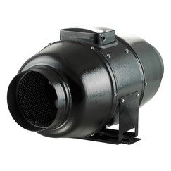 Tichý ventilátor do potrubia kovový s prepínačom rýchlosti Ø 100 mm