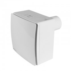 Ventilátor do kúpeľne so spätnou klapkou a vyšším tlakom Ø 80 mm, horizontálny