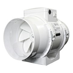 Ventilátor do potrubia axiálny plastový s prepínačom rýchlosti Ø 125 mm