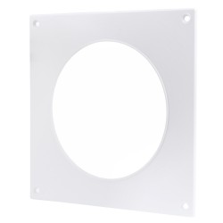 Plastový montážny rámček pre kruhové potrubie Ø 125 mm