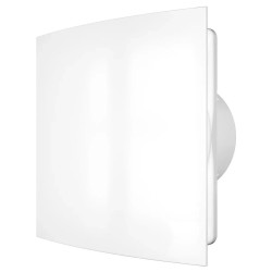 Ventilátor do kúpeľne Dalap 100 FP s bielym predným panelom bez prídavných funkcií, Ø 125 mm