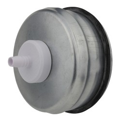 Odvod kondenzátu Dalap OUTLET 125 s vyústkou a těsnicí gumou pro kovové potrubí, Ø 125 mm