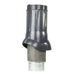 Plastový nátrubok Dalap PTR 125-160 pre rotačné hlavice, šedý
