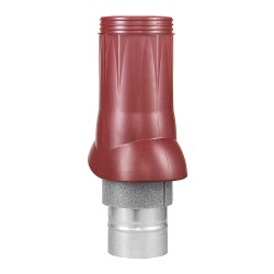 Plastový nátrubok Dalap PTR 125-160 pre rotačné hlavice, červený