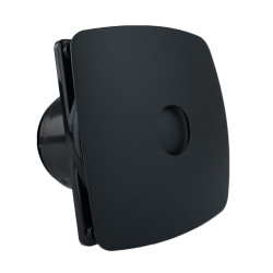 Ventilátor do kúpeľne Dalap 100 ONYX so spätnou klapkou, Ø 100 mm, matná čierna