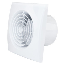 Tichý kúpeľňový ventilátor Dalap 125 NOMIA ZW s časovačom, hygrostatom a senzorom svetla, Ø 125 mm