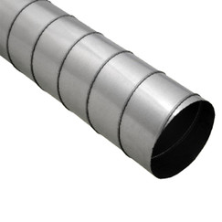 Kovové pevné potrubie Ø 125 mm do 100 °C, dĺžka 2000 mm