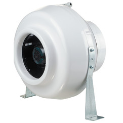 Ventilátor do potrubia radiálny Ø 200 mm s vyšším výkonom, plastový 
