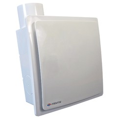 Ventilátor do kúpeľne so spätnou klapkou a vyšším tlakom Ø 80 mm, vertikálny