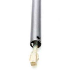 Predlžovacia tyč pre stropný ventilátor strieborná, dĺžka 300 mm