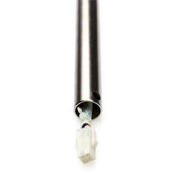 Predlžovacia tyč pre stropný ventilátor saténový chróm, dĺžka 300 mm
