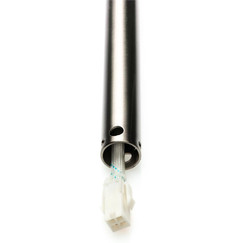 Predlžovacia tyč pre stropný ventilátor brúsený nikel, dĺžka 300 mm