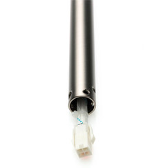 Predlžovacia tyč pre stropný ventilátor brúsený hliník, dĺžka 300 mm