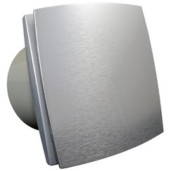 Ventilátor s hliníkovým predným panelom, časovačom a čidlom vlhkosti Ø 150 mm, úsporný a tichý