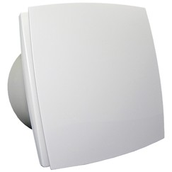 Ventilátor do kúpeľne s predným panelom a časovým dobehom na 12V do vlhkého prostredia Ø 150 mm